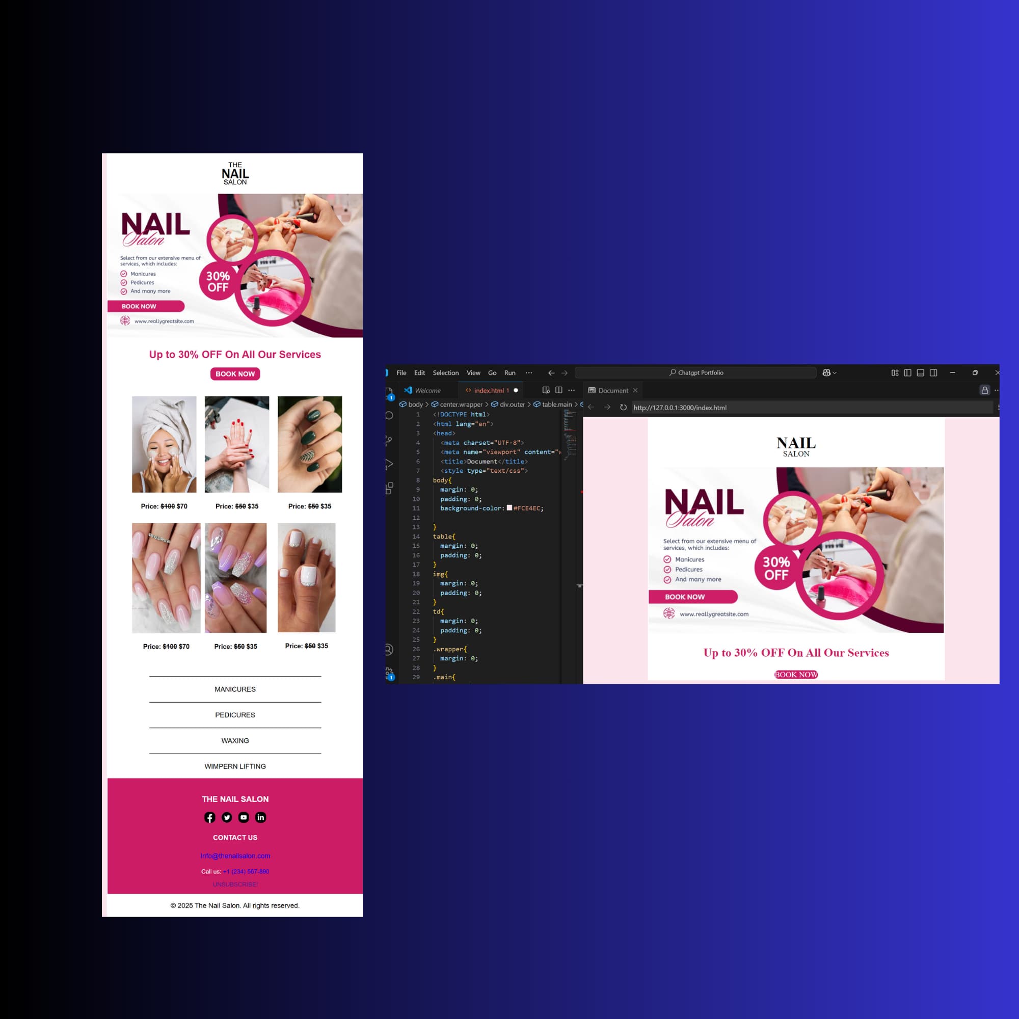 Nail Email Template